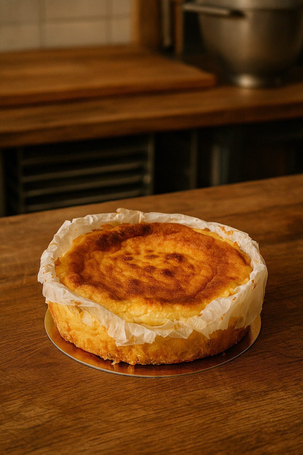 Tarta de queso horneada "tipo la viña"