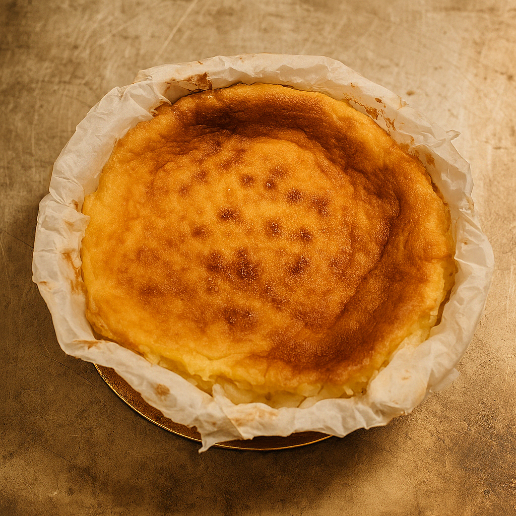 Tarta de queso horneada "tipo la viña"