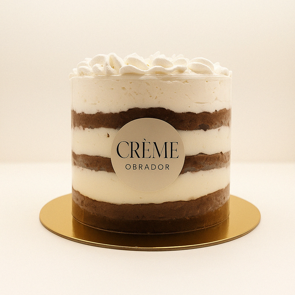 Tarta naked Angelus (Chocolate blanco)