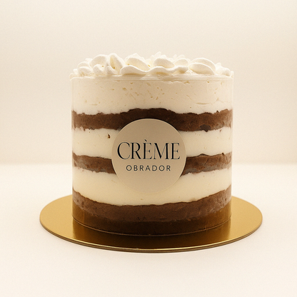 Tarta naked Angelus (Chocolate blanco)
