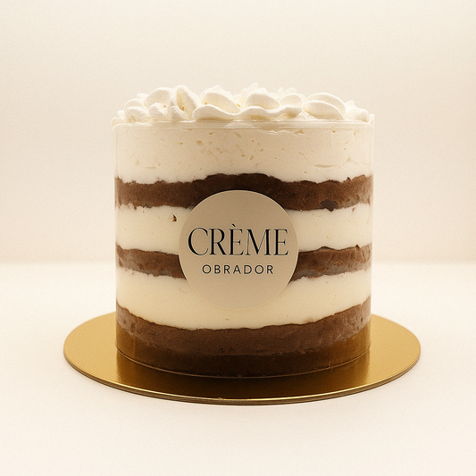 Tarta naked Angelus (Chocolate blanco)