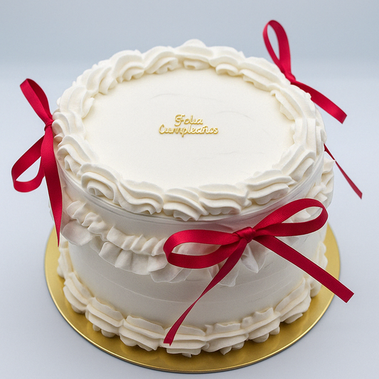 Tarta "coquette" o "vintage"